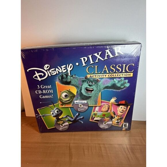 NEW Vtg 2001 Disney Pixar Classic Activity Collection: 3 CD-ROM Games - Picture 1 of 11